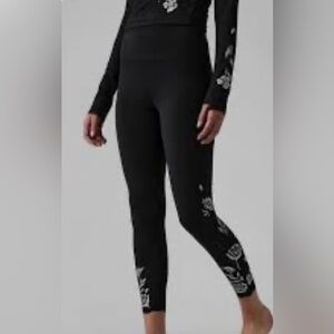 Athleta 7/8 leggings, elation eyelet